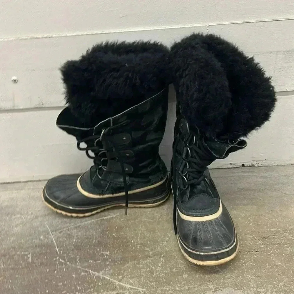 Sheep fur sorel boots